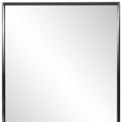 36" Gunmetal Metal Framed Accent Mirror