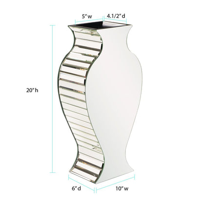 20" Clear Cylinder Table Vase