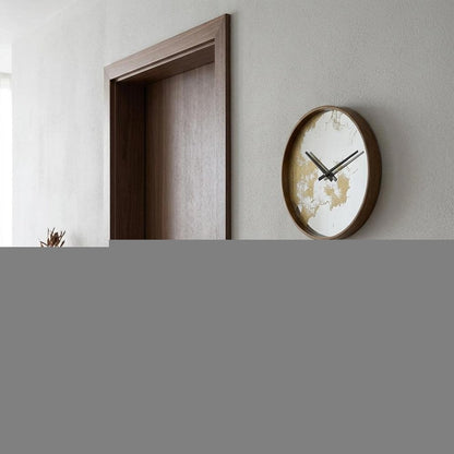 Gold Dust 14" Modern Round Wall Clock