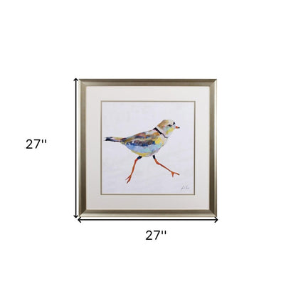 Set of Two Colorful Beach Birds Wall Art