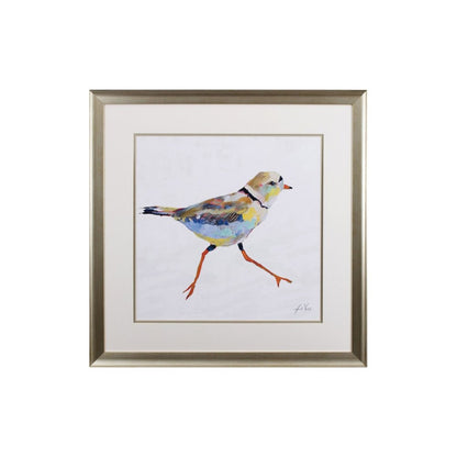 Set of Two Colorful Beach Birds Wall Art