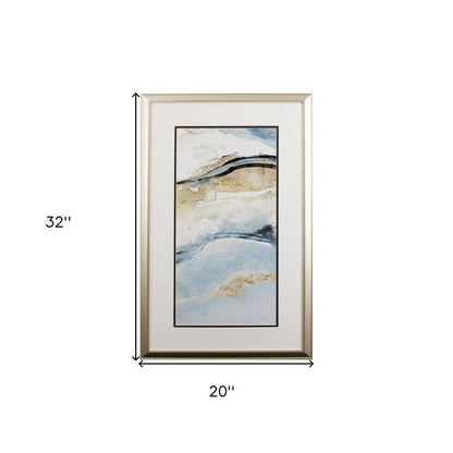 Set of Two Sandy Beach Abstract Wall Art