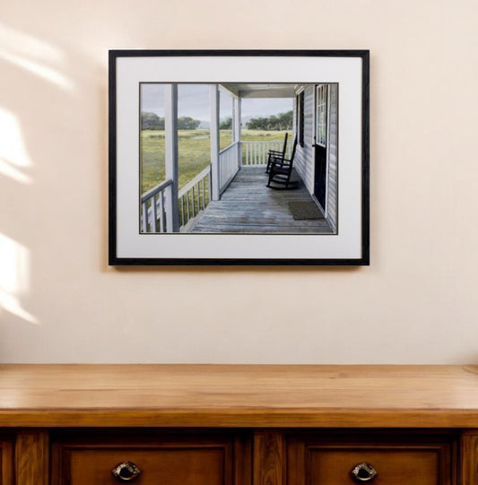 Farmhouse Back Porch Scene Wall Art