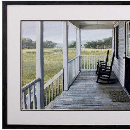Farmhouse Back Porch Scene Wall Art