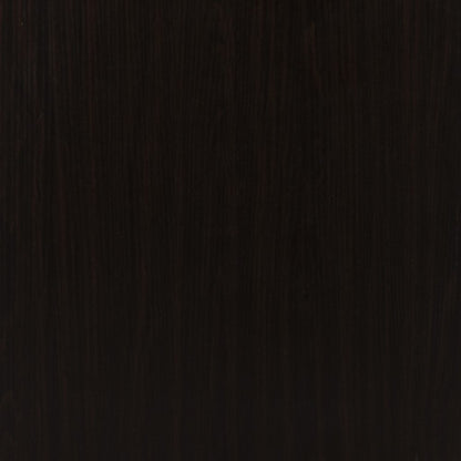 32" Dark Brown And Natural Carved Floral Sideboard with Two Doors