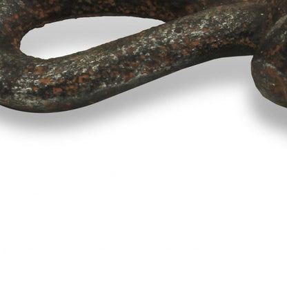 6" Gray Rustic Cast Iron Knot Tabletop Sculpture