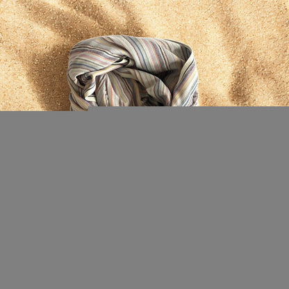 Multi Colored Striped Design Turkish Beach Blanket