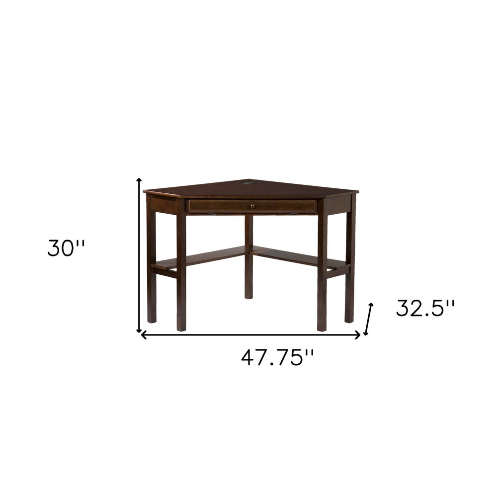 Espresso Corner Computer Desk