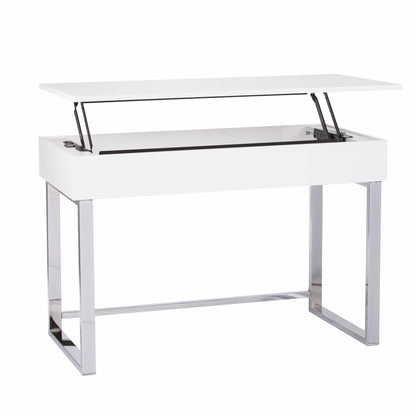 48" Adjustable White Standing Desk Converter