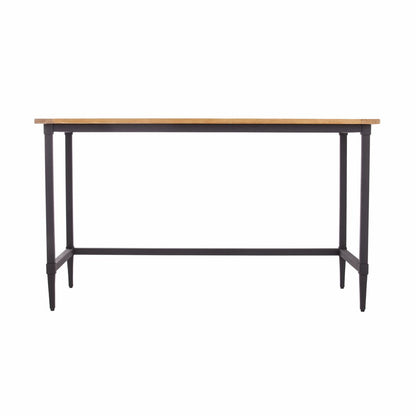 53" Natural and Black Wood