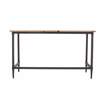 53" Natural and Black Wood