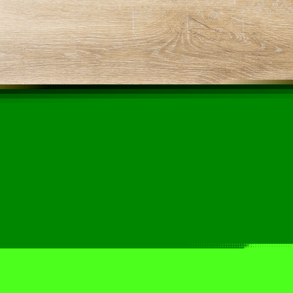 42" Natural Wood Coffee Table