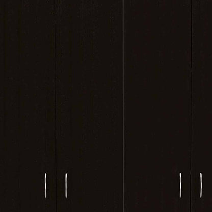 67" Black and White Single Drawer Combo Dresser