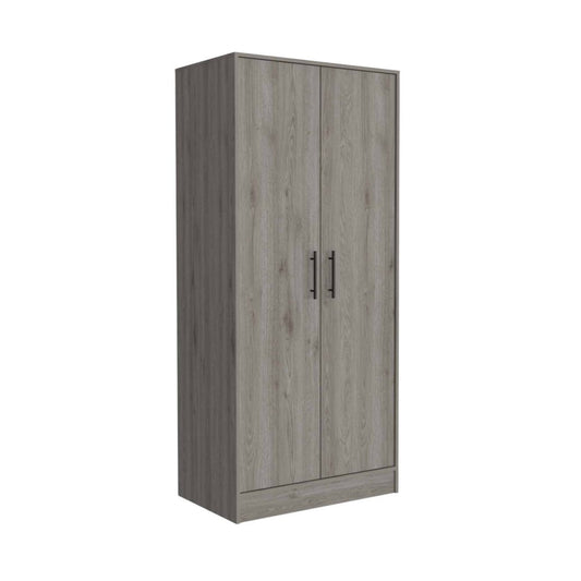 71" Light Gray Wood Single Drawer Combo Dresser