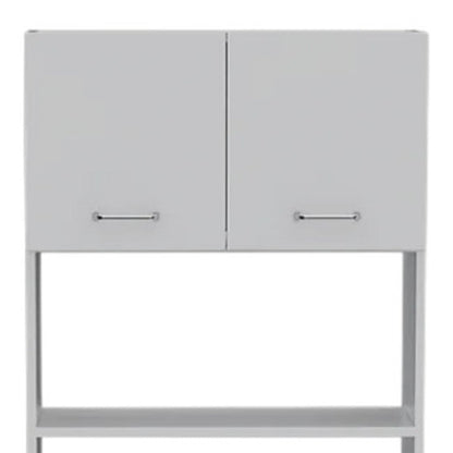 79" White Pantry Cabinet with Three Shelves