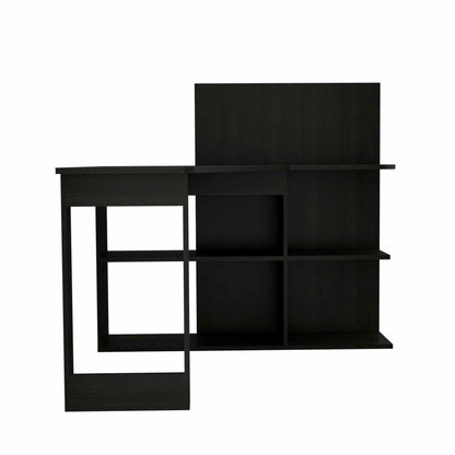 48" Black L Shape Computer Desk