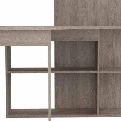 48" Light Gray L Shape Computer Desk