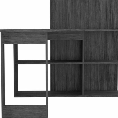 48" Gray L Shape Computer Desk