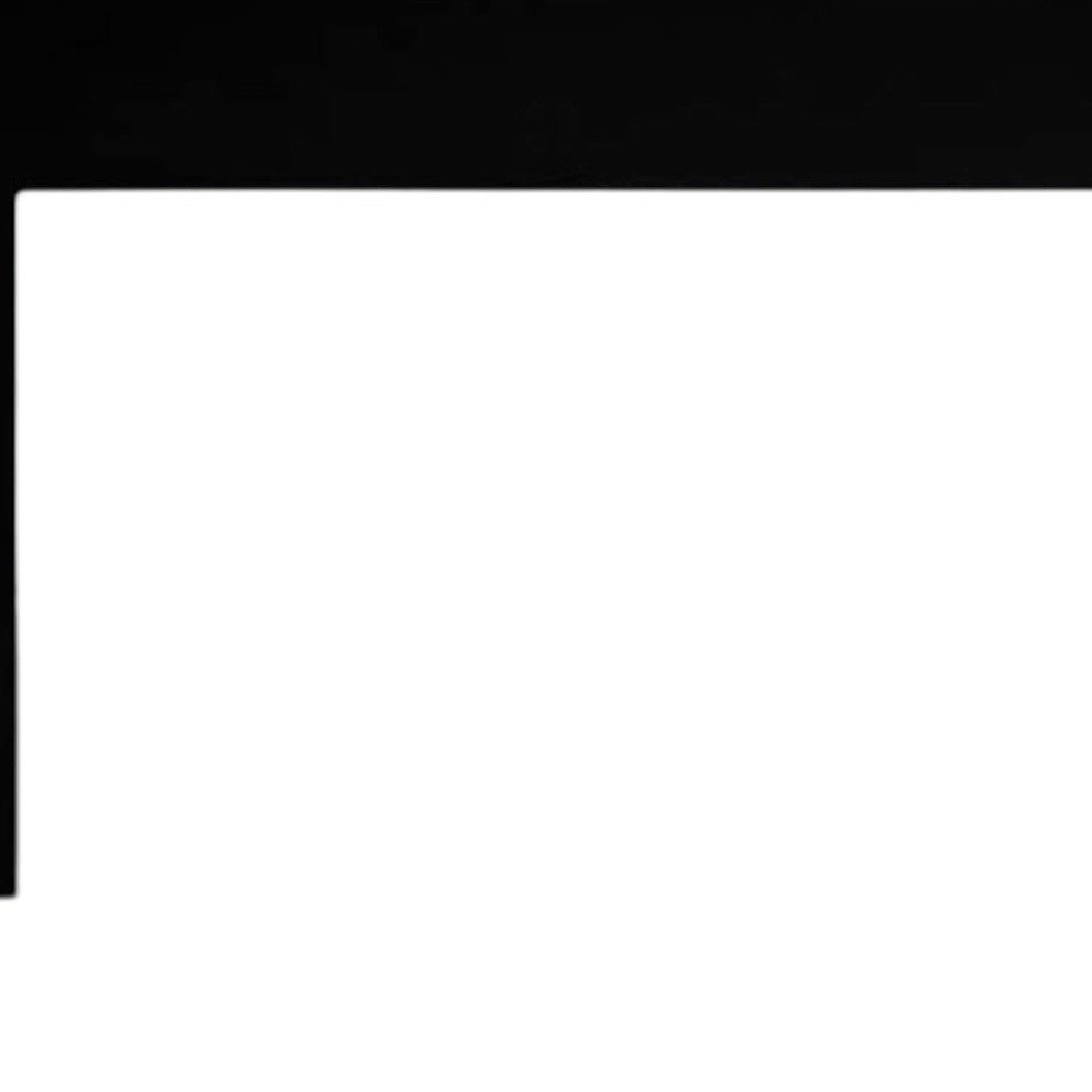 47" Black Computer Desk with Two Drawers