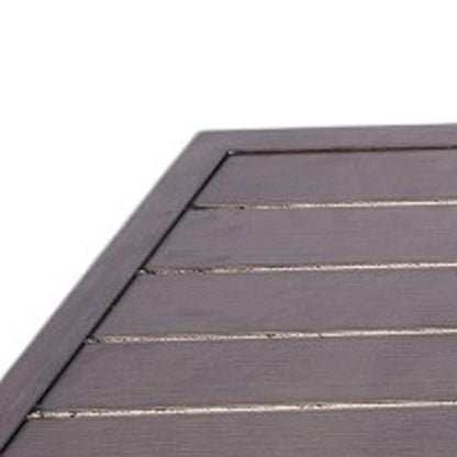 Gray Wicker Outdoor Gas Fire Pit Table with Ice Bucket