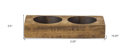 4" Wide Pillar Tabletop Pillar Candle Holder