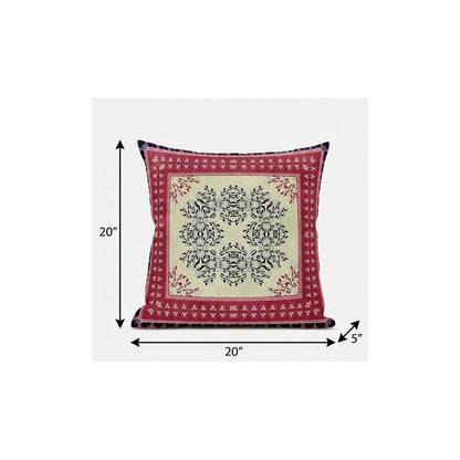 5" X 20" Gray Geometric Indoor Outdoor Throw Pillow