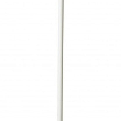 73" White LED Torchiere Floor Lamp With White