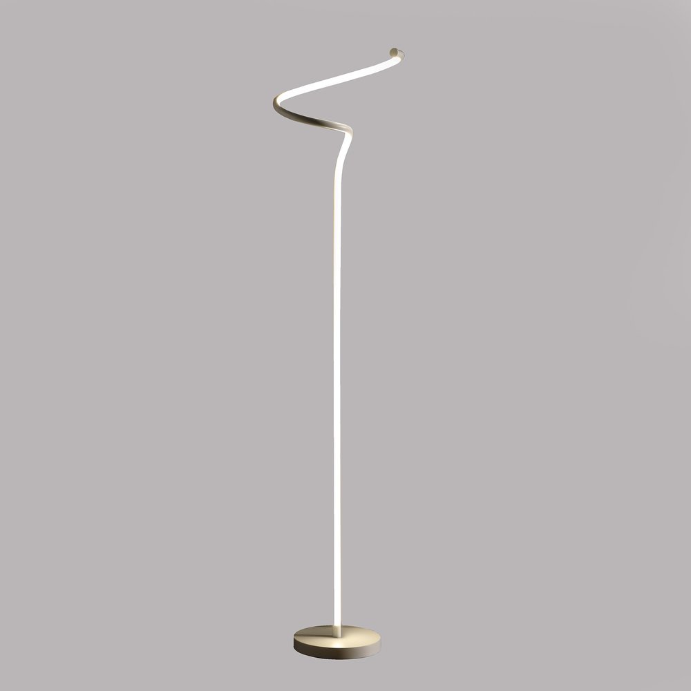 51" White LED Novelty Floor Lamp With White