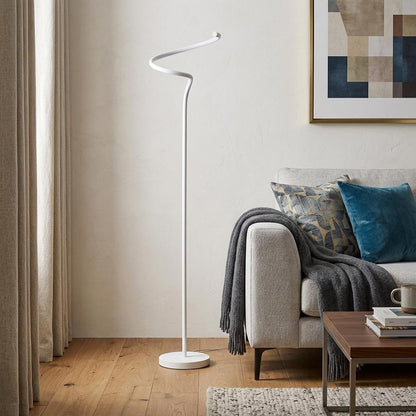 51" White LED Novelty Floor Lamp With White