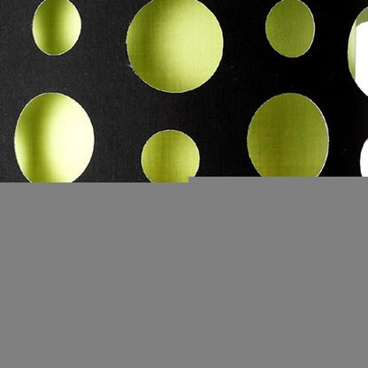 33" Silver Metal Mod Table Lamp With Black And Green Drum Shade