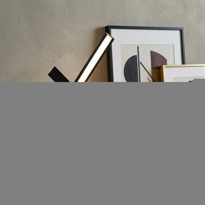 17" Black Bedside Led Table Lamp