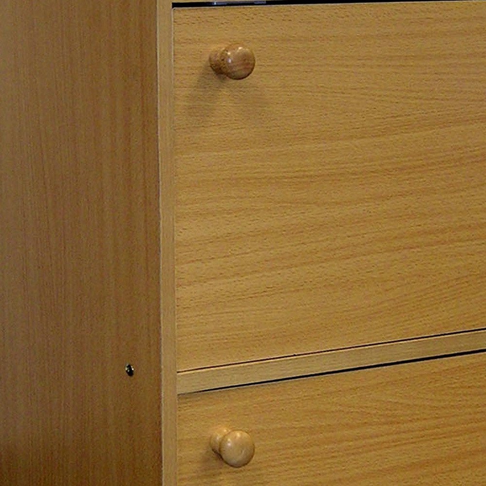 24" Natural Wood Bookcase