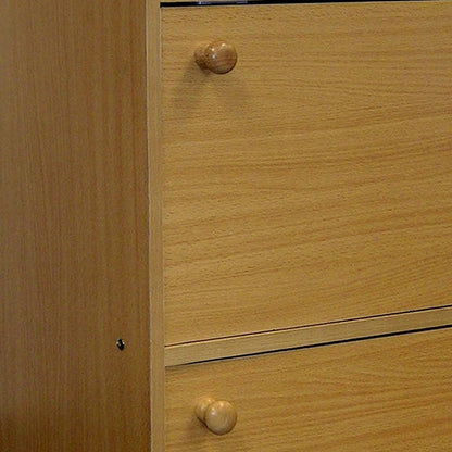 24" Natural Wood Bookcase