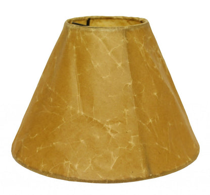 Brown Crinkle Oil Paper Empire Lamp Shade
