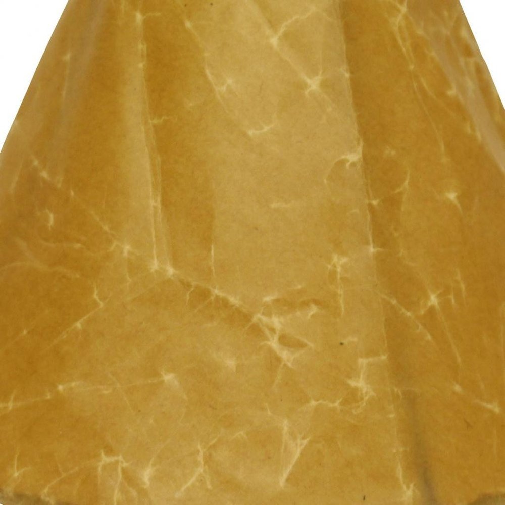 Brown Crinkle Oil Paper Empire Lamp Shade