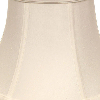 White Monay Shantung Silk Drum Lamp Shade