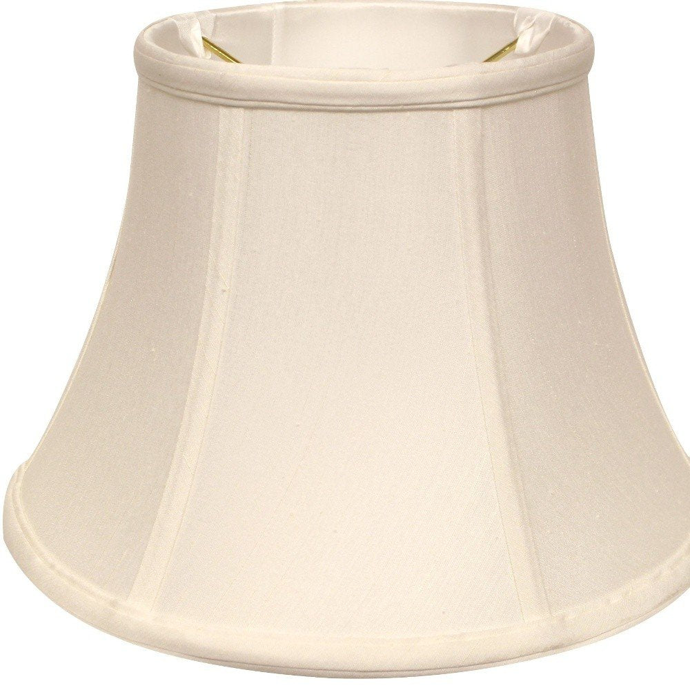 White Monay Shantung Silk Drum Lamp Shade