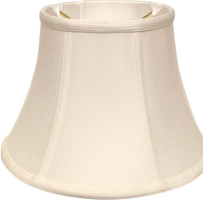 White Monay Shantung Silk Drum Lamp Shade