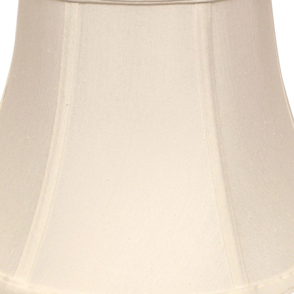 White Monay Shantung Silk Drum Lamp Shade