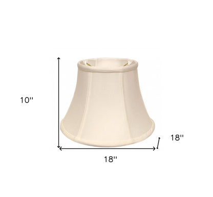 18" White Drum Monay Shantung Lampshade