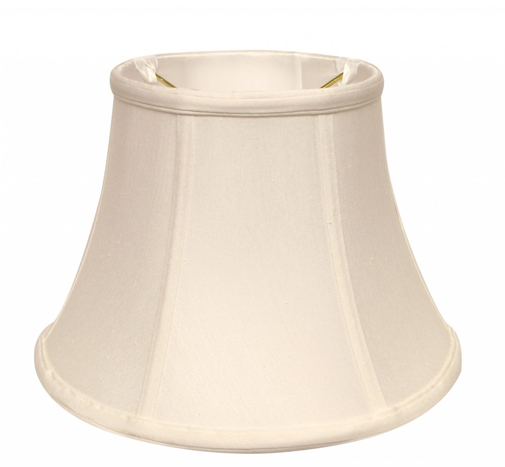 White Monay Shantung Silk Drum Lamp Shade