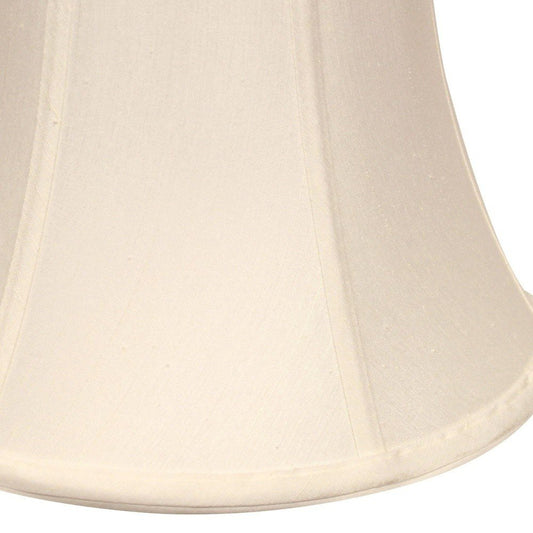 White Monay Shantung Silk Drum Lamp Shade