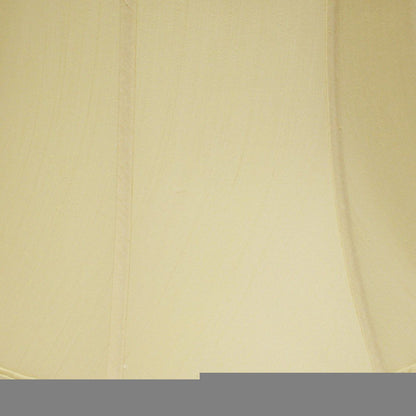 Antiqued White Monay Shantung Silk Drum Lamp Shade