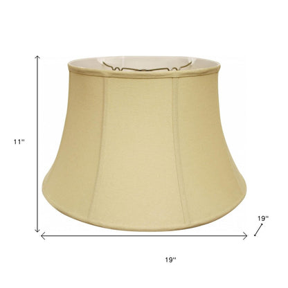 Tan Linen Drum Lamp Shade
