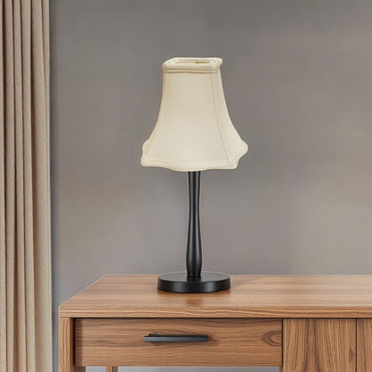 White Monay Shantung Silk Square Lamp Shade