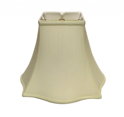 Ivory Monay Shantung Silk Square Lamp Shade