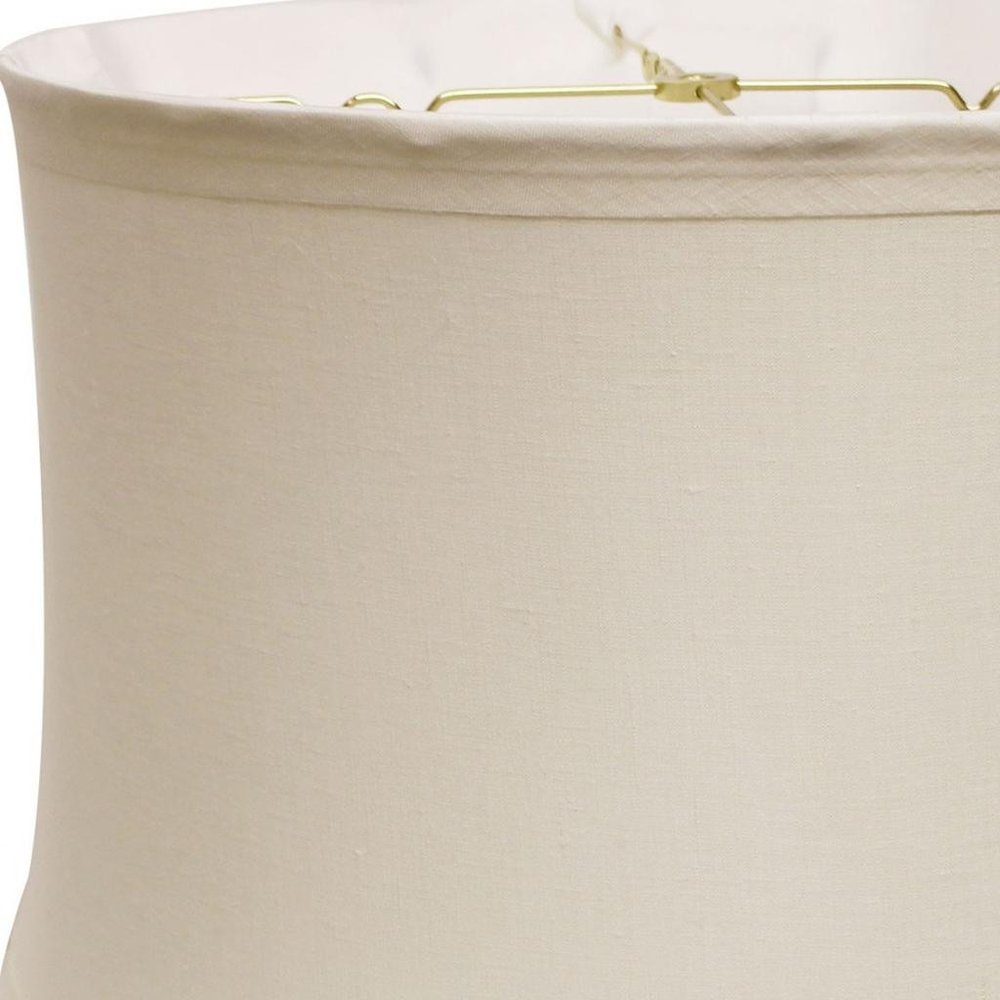 Snow Linen Drum Lamp Shade