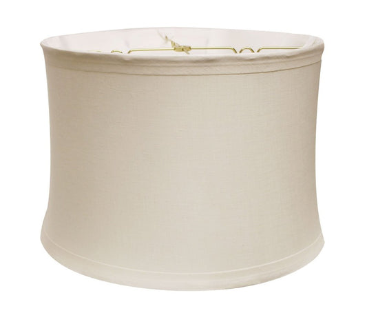Snow Linen Drum Lamp Shade