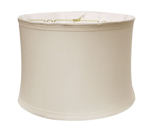 Snow Linen Drum Lamp Shade