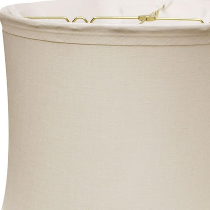 Snow Linen Drum Lamp Shade